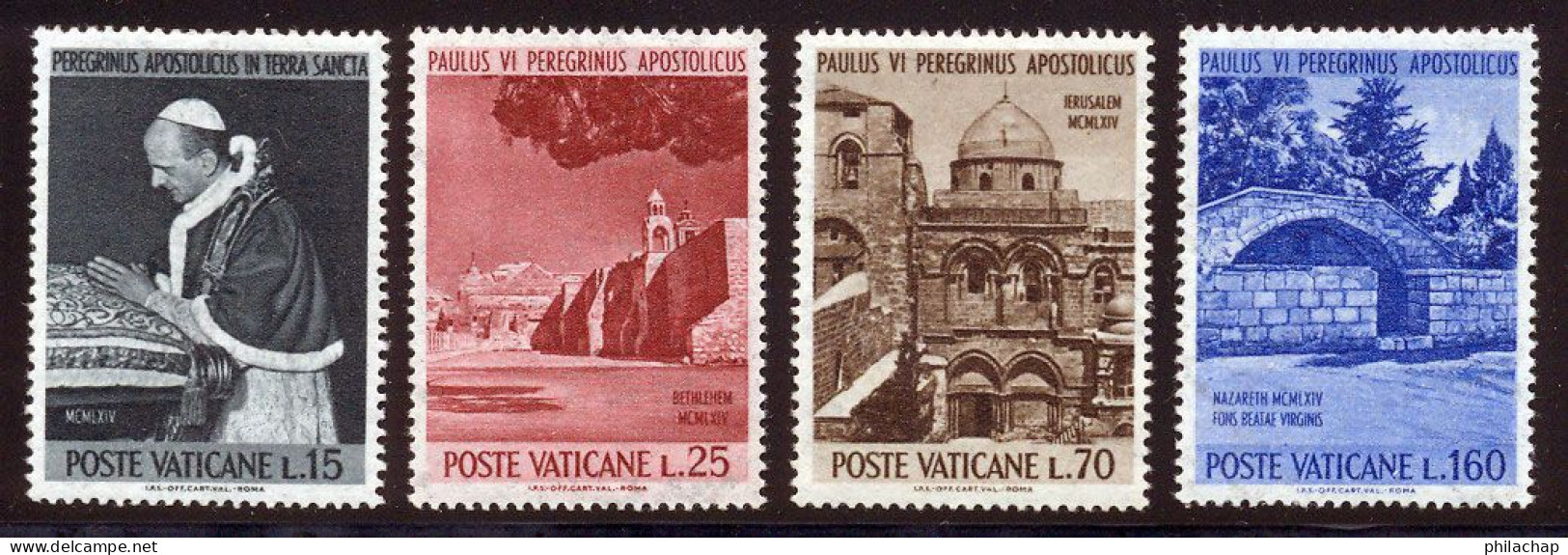 Vatican 1964 Yvert 393 / 396 ** TB - Unused Stamps