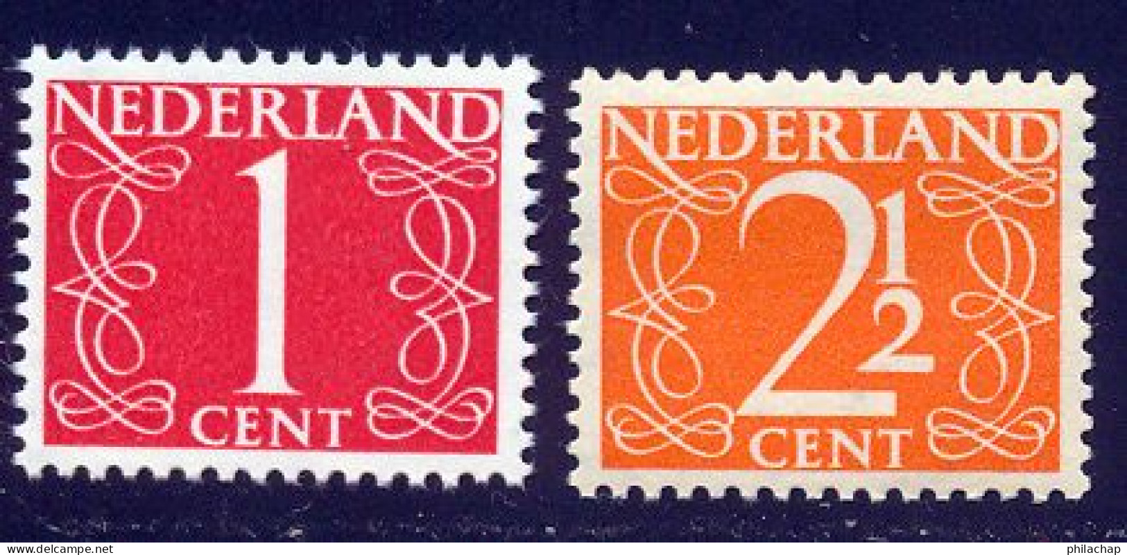 Pays-Bas 1946 Yvert 457 - 459 ** TB - Nuevos