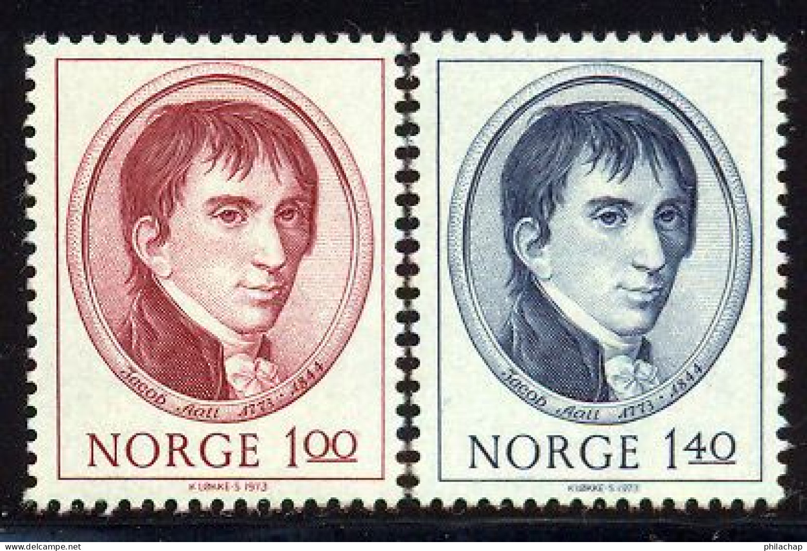 Norvege 1973 Yvert 622 / 623 ** TB - Ongebruikt