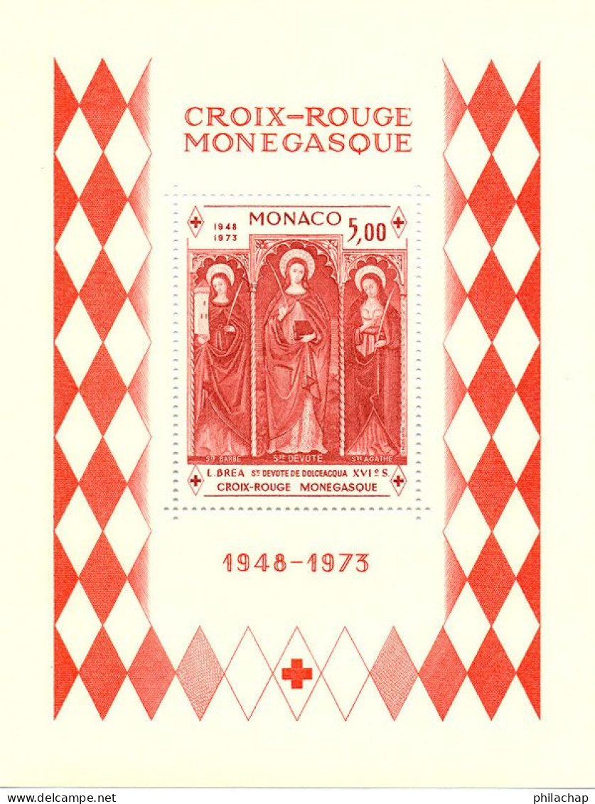 Monaco BF 1973 Yvert 7 ** TB - Blocs