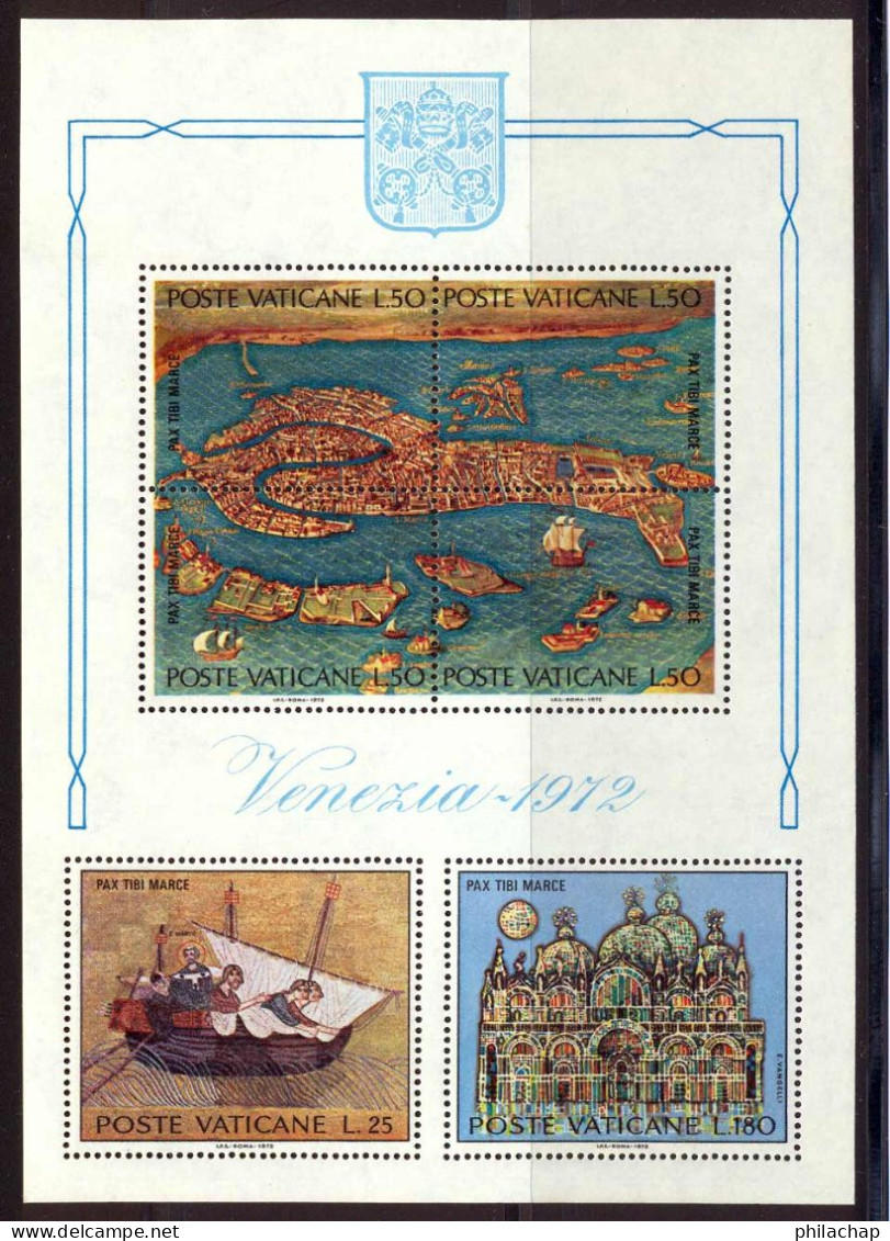 Vatican BF 1972 Yvert 3 ** TB - Blocs & Feuillets