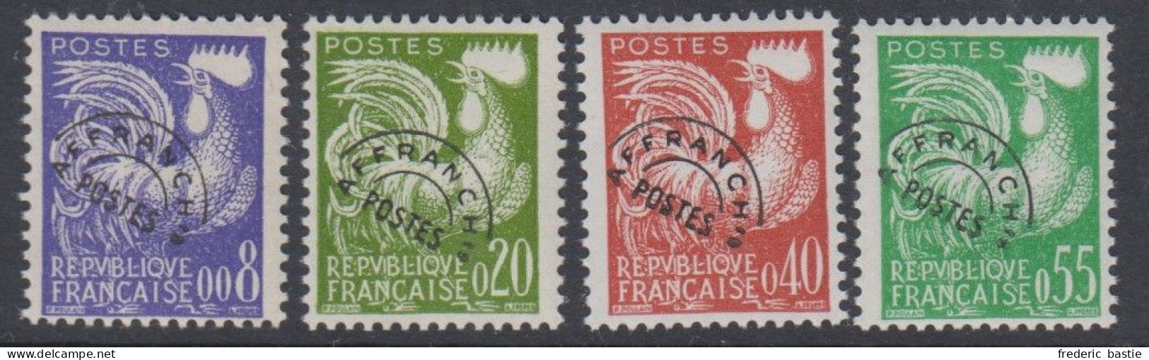 PREO - Série  119 à 122  * *  - Cote : 45 € - 1953-1960