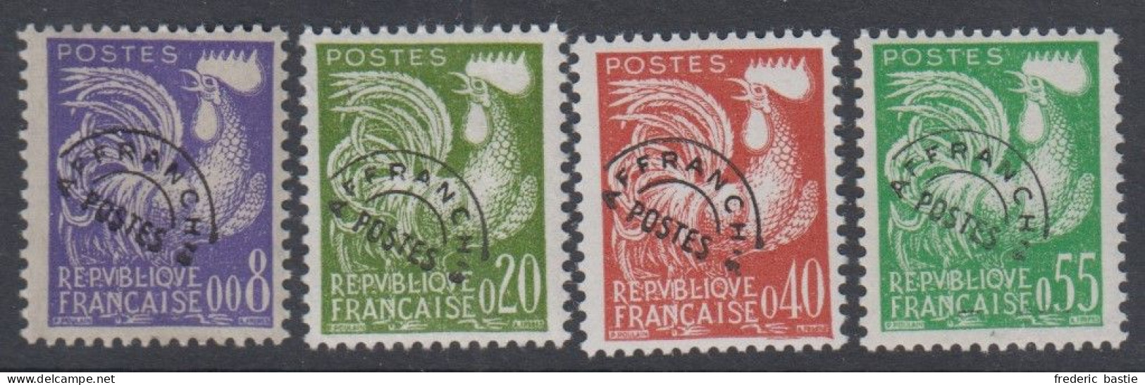 PREO - Série  119 à 122  * *  - Cote : 45 € - 1953-1960