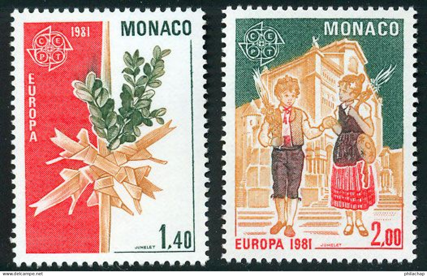 Monaco 1981 Yvert 1273 / 1274 ** TB - Nuovi