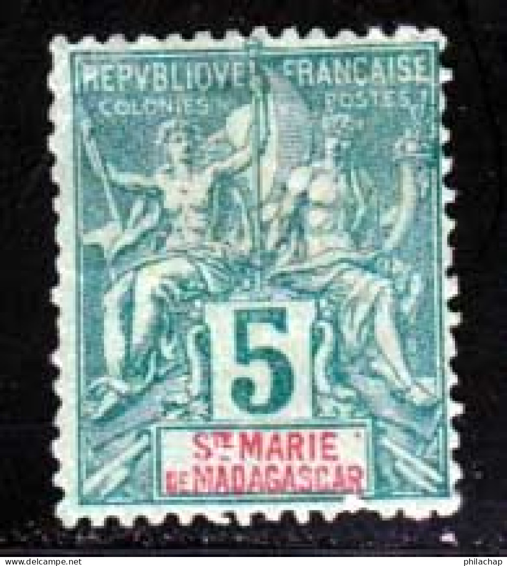 Ste Marie Madagascar 1894 Yvert  4 (*) B Neuf Sans Gomme - Nuovi