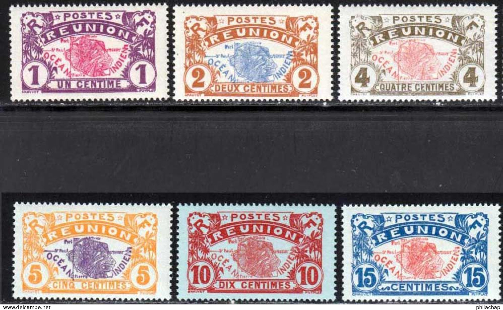Reunion 1928 Yvert 56 / 58 - 84 - 86 - 109 ** TB - Unused Stamps