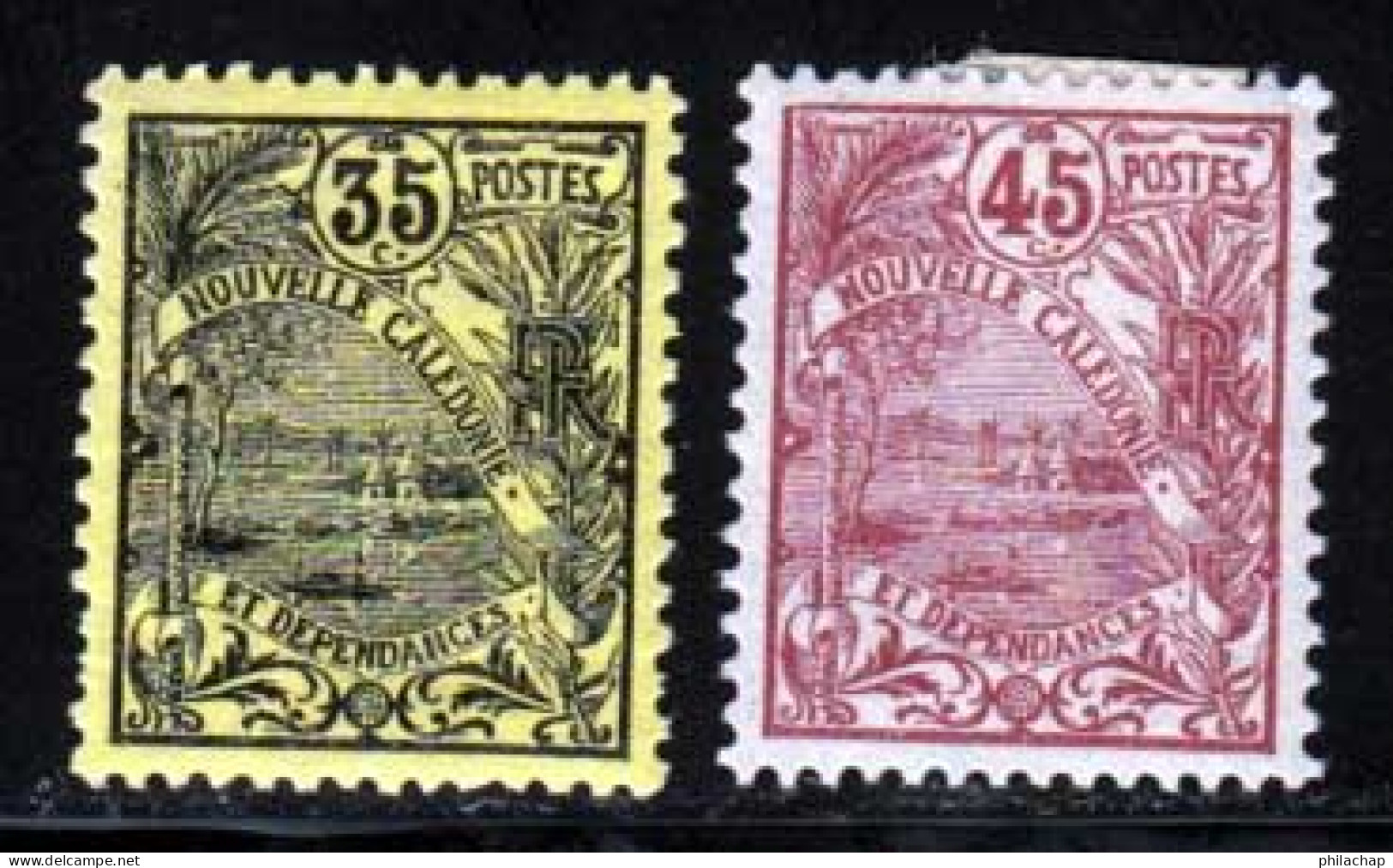 Nouvelle-Caledonie 1905 Yvert 97 - 99 * TB Charniere(s) - Ungebraucht