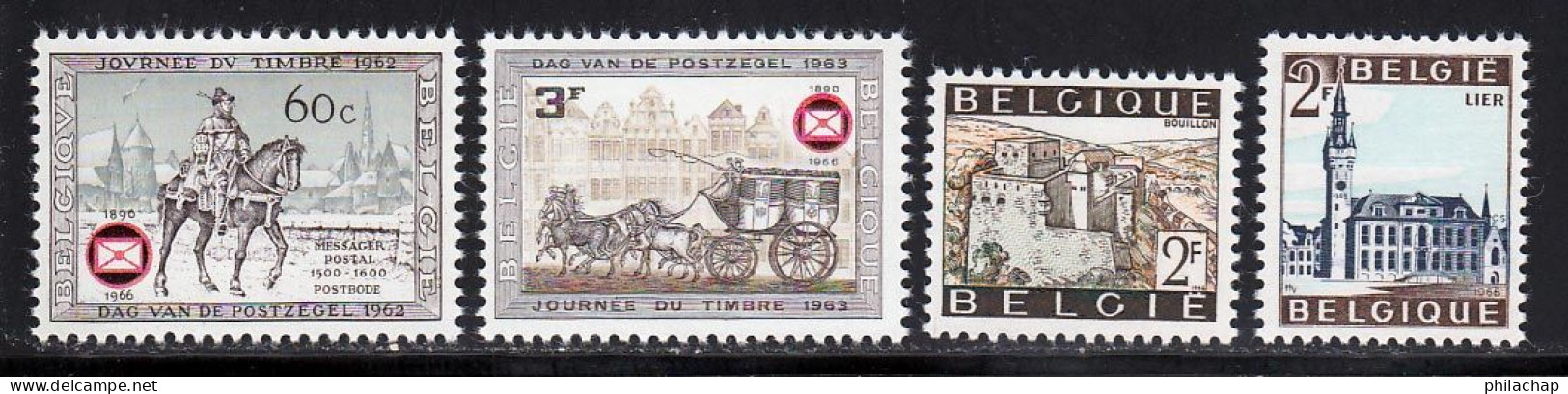 Belgique 1966 Yvert 1395 / 1398 ** TB - Unused Stamps