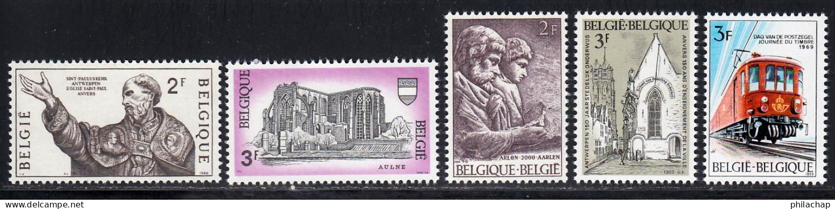 Belgique 1969 Yvert 1482 - 1483 - 1486 / 1488 ** TB - Neufs