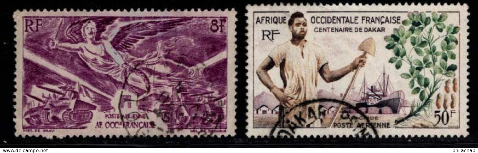 AOF PA 1958 Yvert 4 - 26 (o) B Oblitere(s) - Used Stamps