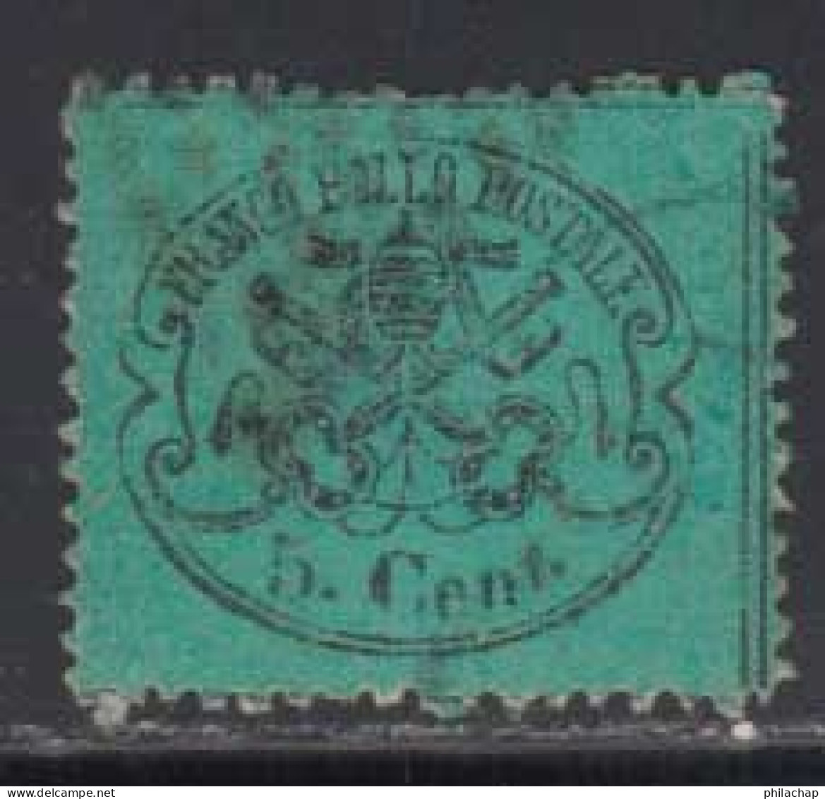 Etats Pontificaux 1868 Yvert 21 (o) B Oblitere(s) - Papal States