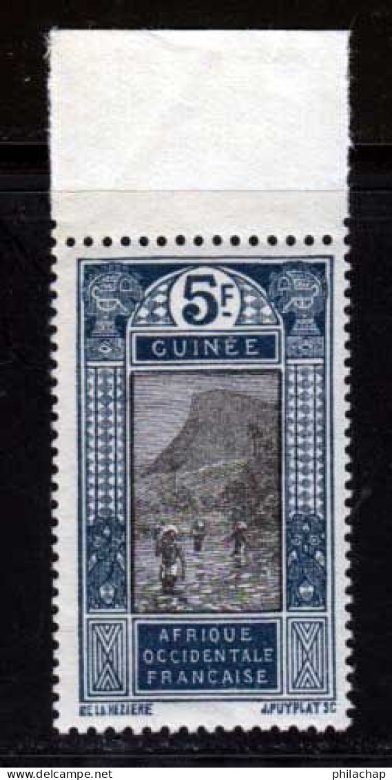Guinee 1922 Yvert 98 ** TB Bord De Feuille - Ungebraucht