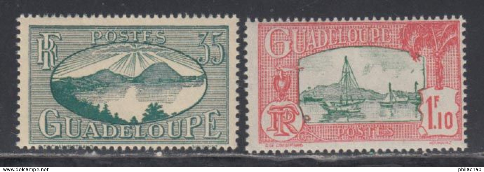 Guadeloupe 1928 Yvert 107A - 116 ** TB - Ongebruikt