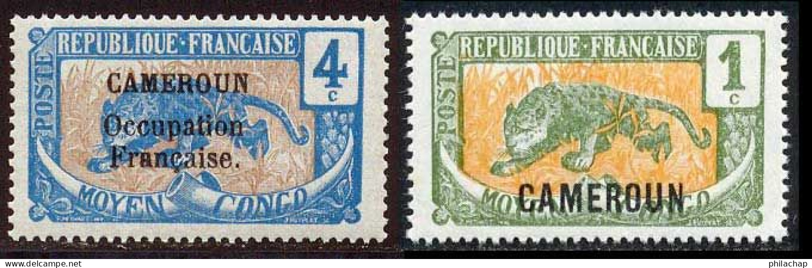 Cameroun 1921 Yvert 69 - 84 ** TB Coin De Feuille - Ungebraucht