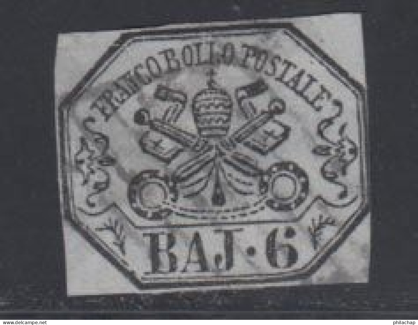 Etats Pontificaux 1852 Yvert 7a (o) B Oblitere(s) - Papal States