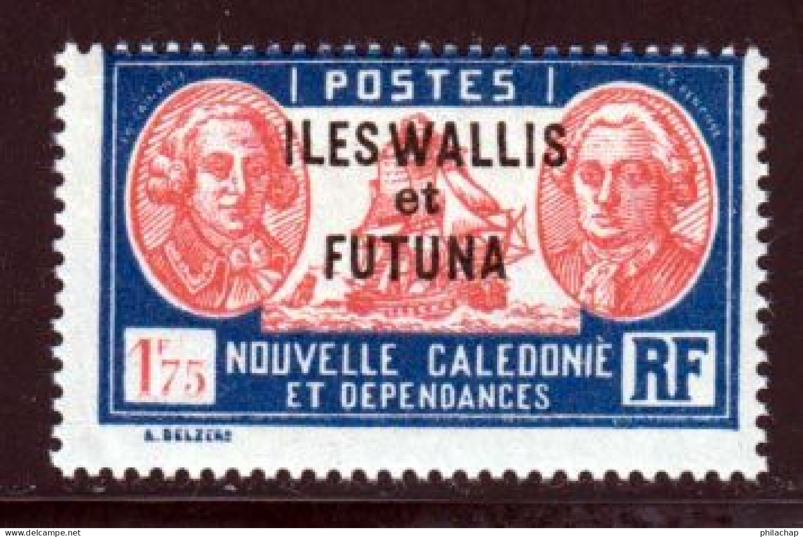 Wallis Et Futuna 1930 Yvert 60A ** TB Bord De Feuille - Ungebraucht