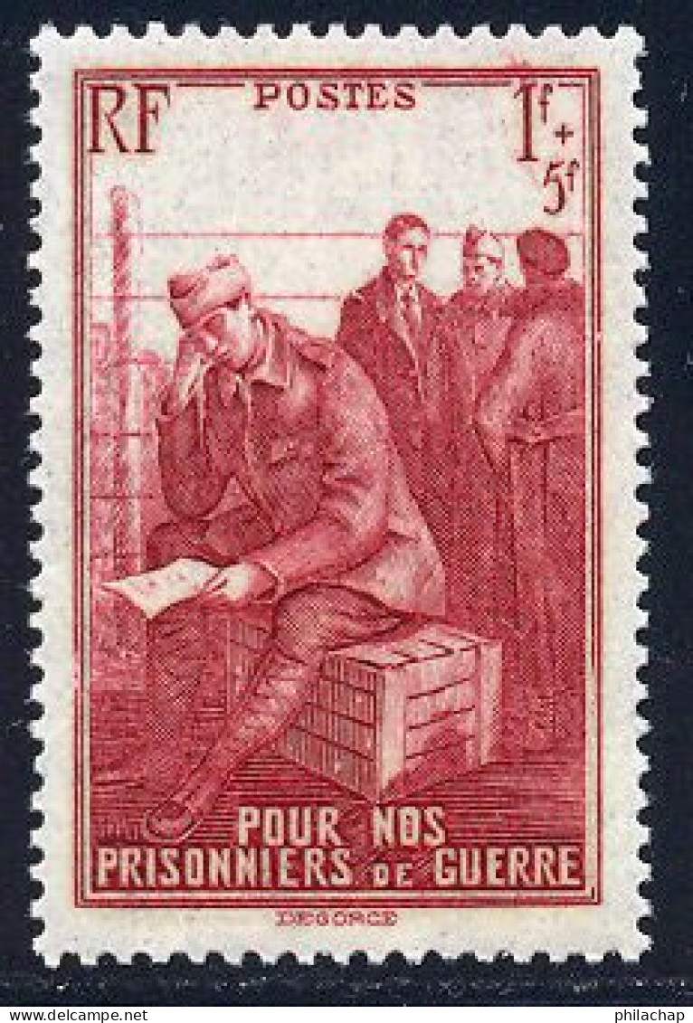 France 1941 Yvert 475 ** TB Bord De Feuille - Unused Stamps