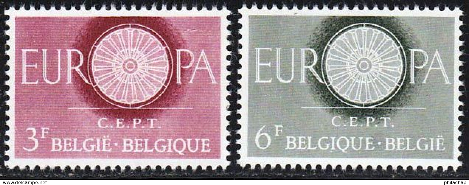 Belgique 1960 Yvert 1150 - 1151 ** TB - Ungebraucht