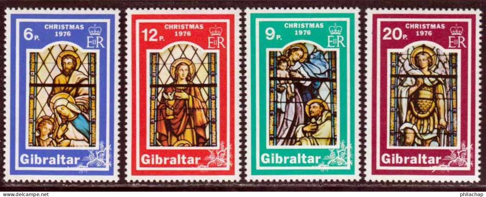 Gibraltar 1977 Yvert 342 / 345 ** TB - Gibraltar