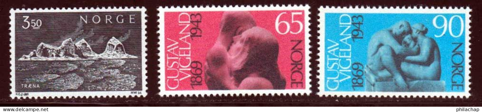 Norvege 1969 Yvert 542 / 544 ** TB - Unused Stamps