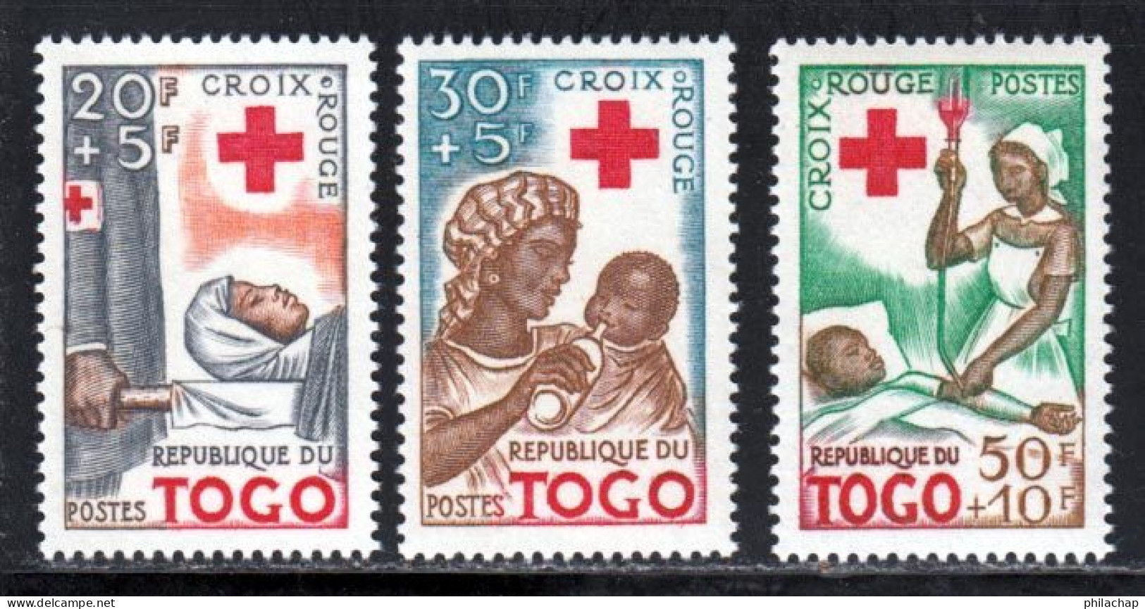 Togo 1959 Yvert 292 / 294 ** TB Bord De Feuille - Ongebruikt