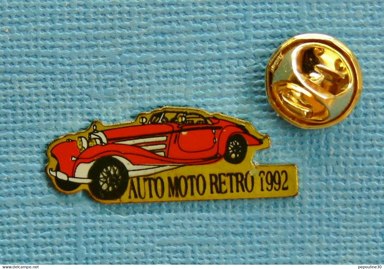 1 PIN'S /  ** LA PANTHER DE VILLE / AUTO MOTO RETRO / 1992 ** - Sonstige & Ohne Zuordnung