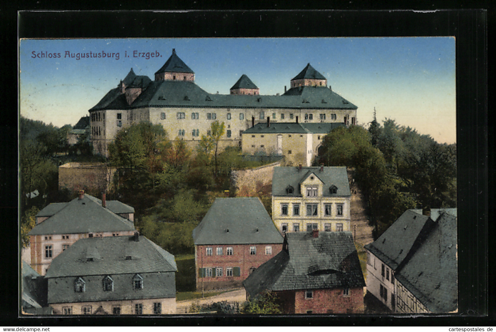 AK Augustusburg, Blick Auf Das Schloss  - Augustusburg