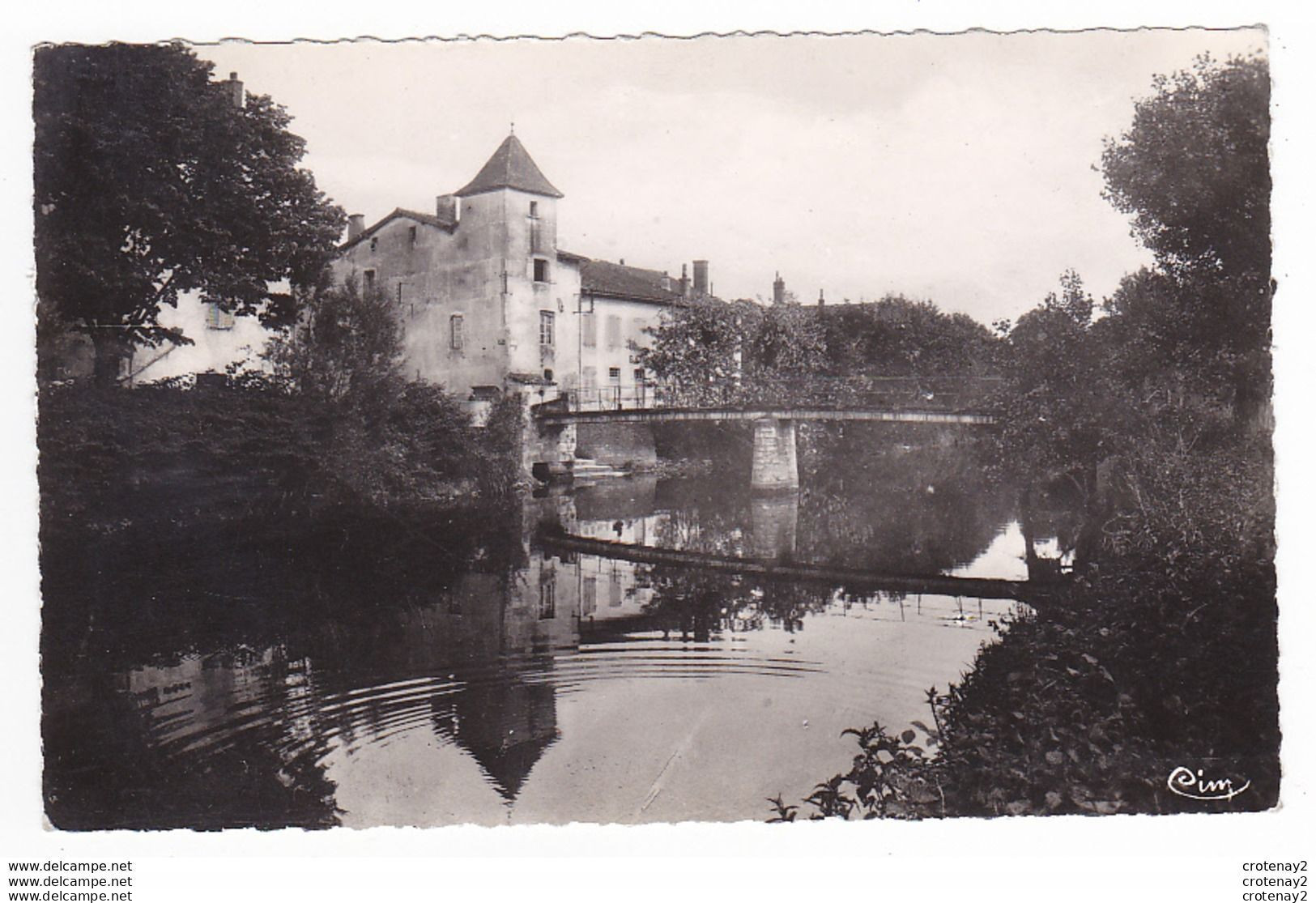 01 PONT DE VAUX N°14 Pont De La Blancherie En 1958 VOIR DOS - Pont-de-Vaux