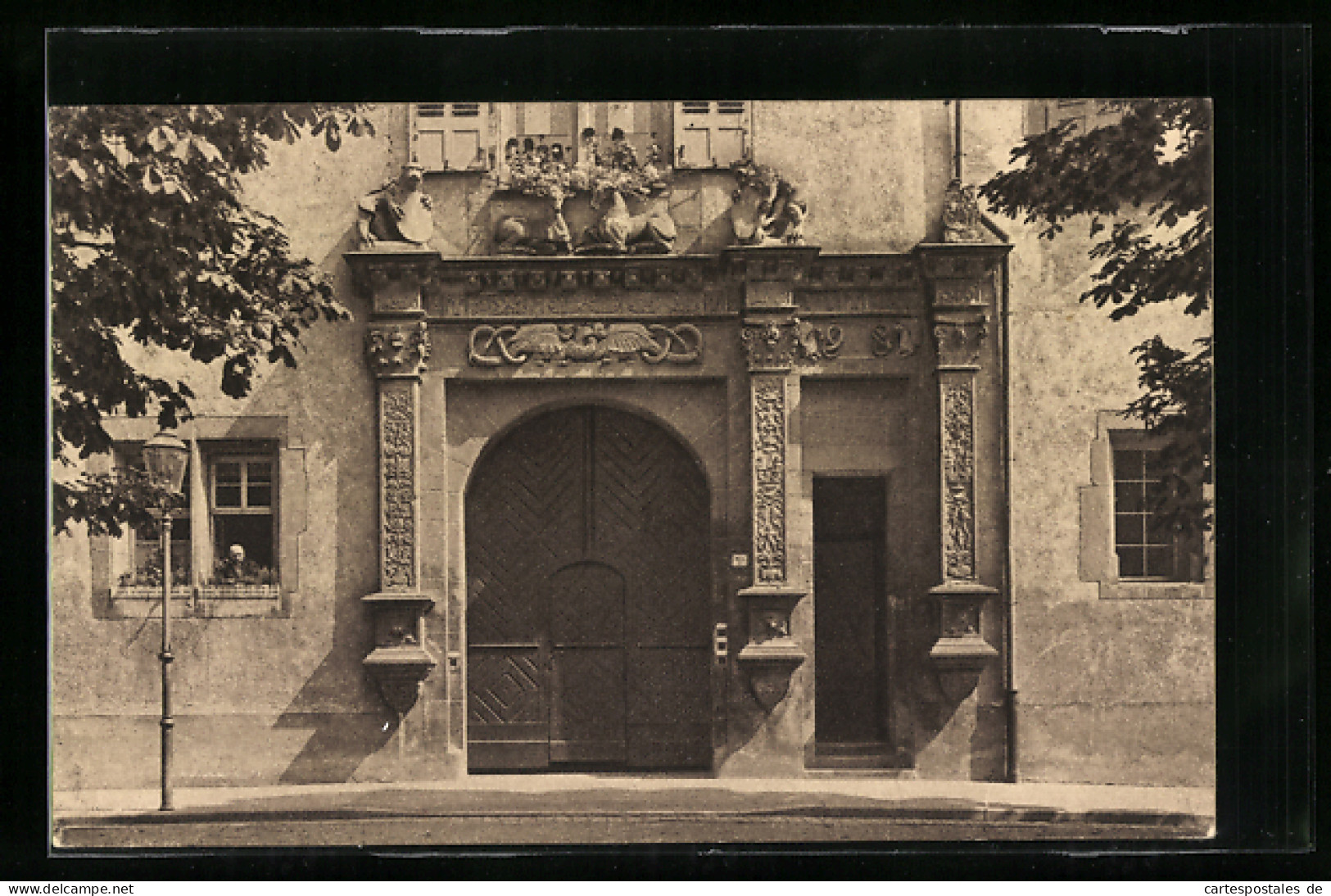 AK Göppingen, Vor Dem Schlossportal  - Göppingen