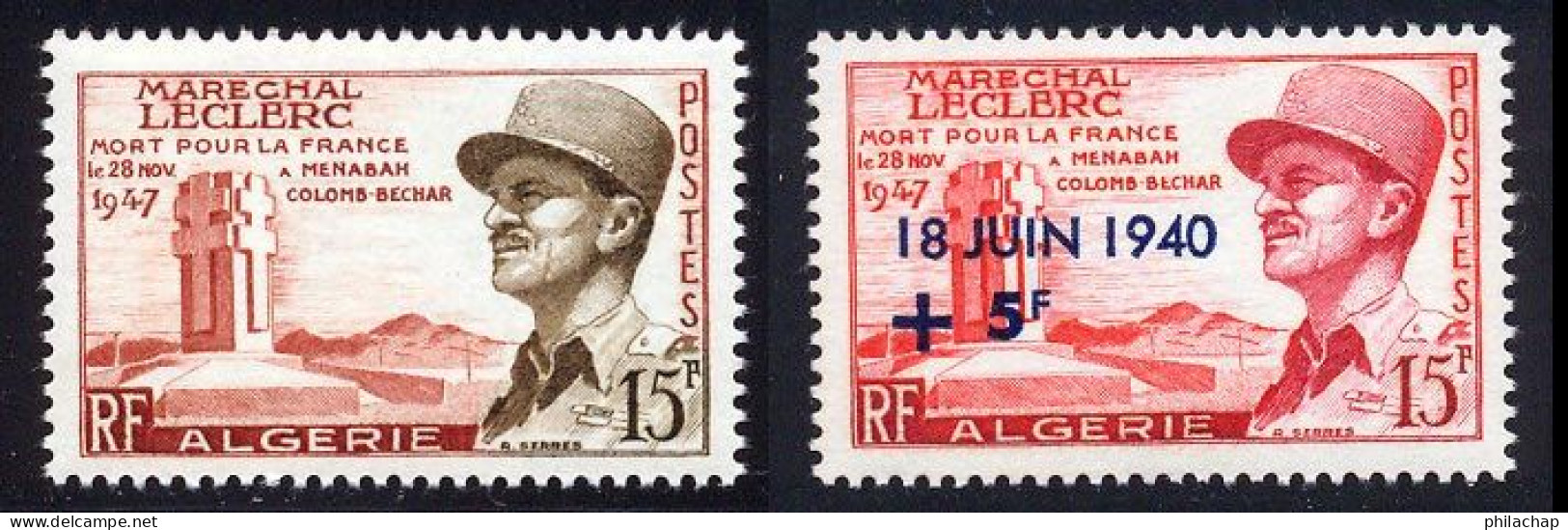Algerie 1956 Yvert 338 - 345 ** TB - Unused Stamps