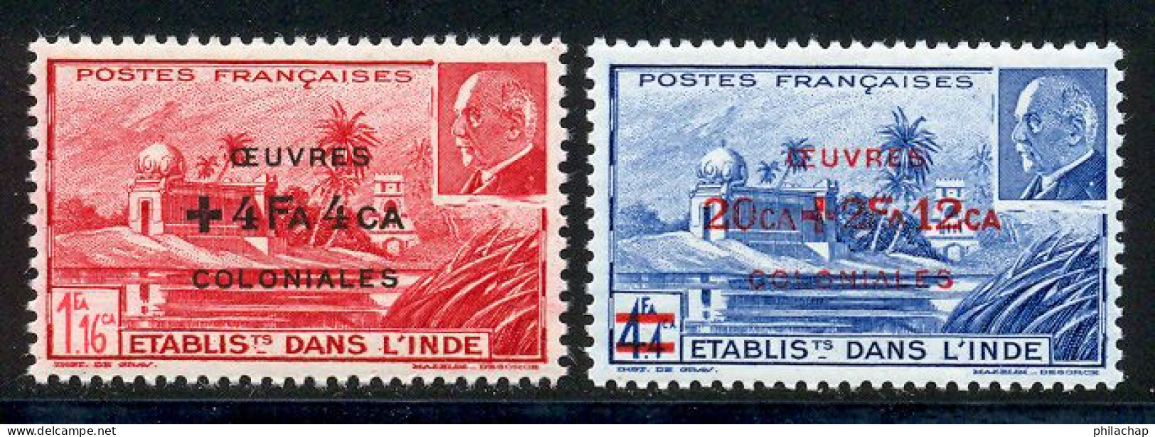 Inde 1944 Yvert 231 / 232 ** TB - Ungebraucht