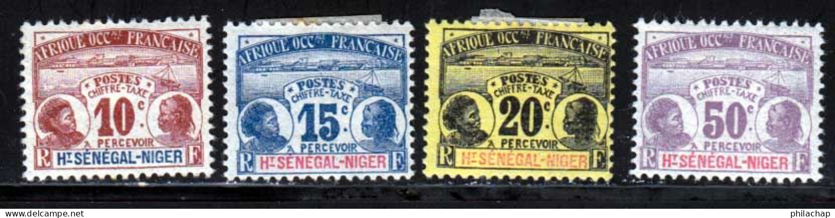 Haut-Senegal & Niger Taxe 1906 Yvert 2 / 5 * TB Charniere(s) - Ungebraucht