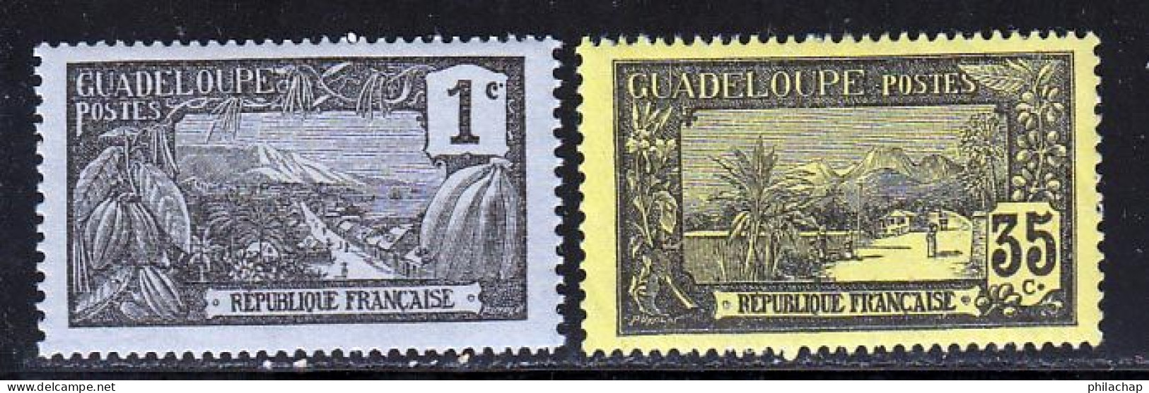 Guadeloupe 1905 Yvert 55 - 64 ** TB - Nuevos