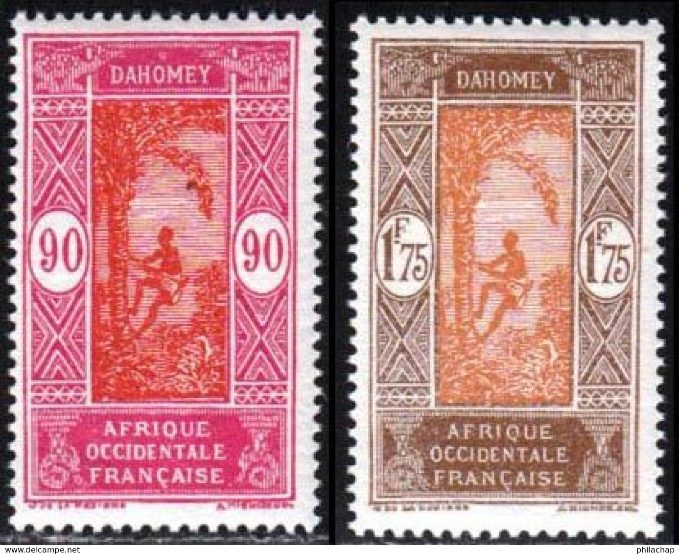 Dahomey 1927 Yvert 90 - 96 ** TB Bord De Feuille - Neufs