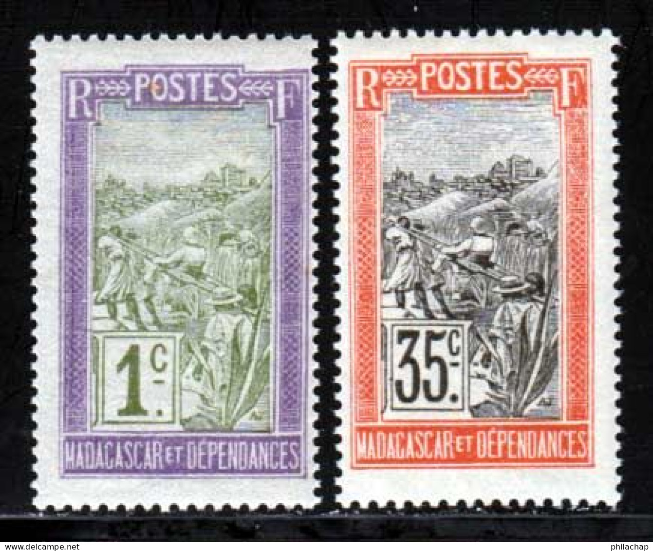 Madagascar 1908 Yvert 94 - 103 ** TB - Neufs