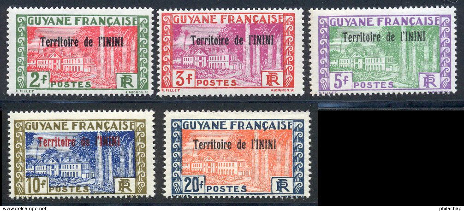 Inini 1932 Yvert 24 / 28 ** TB - Unused Stamps