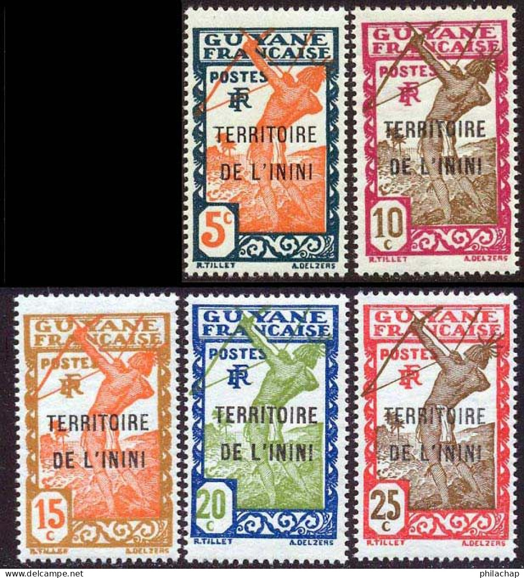 Inini 1932 Yvert 4 / 8 ** TB - Ungebraucht