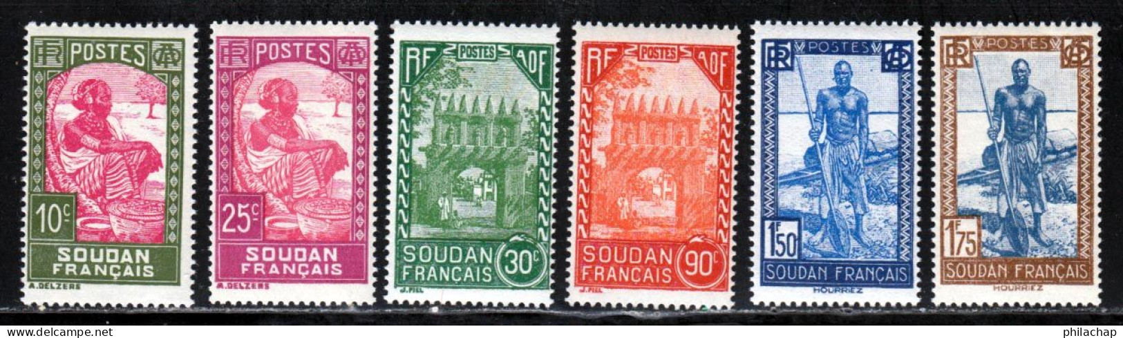 Soudan 1931 Yvert 64 - 67 - 68 - 77 - 81 - 82 ** TB Bord De Feuille - Unused Stamps