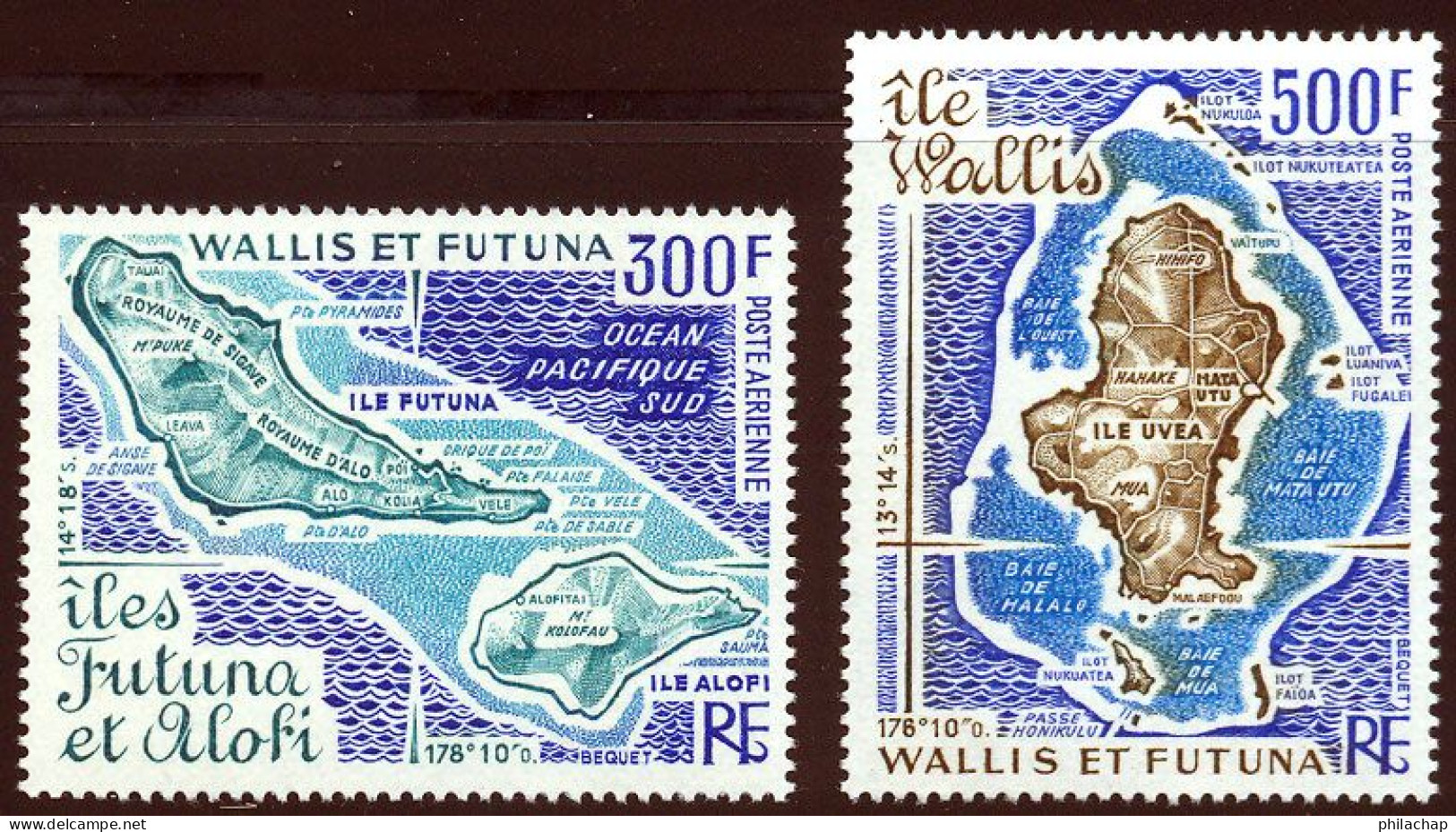 Wallis Et Futuna PA 1978 Yvert 80 / 81 ** TB Coin De Feuille Avec Date - Nuovi