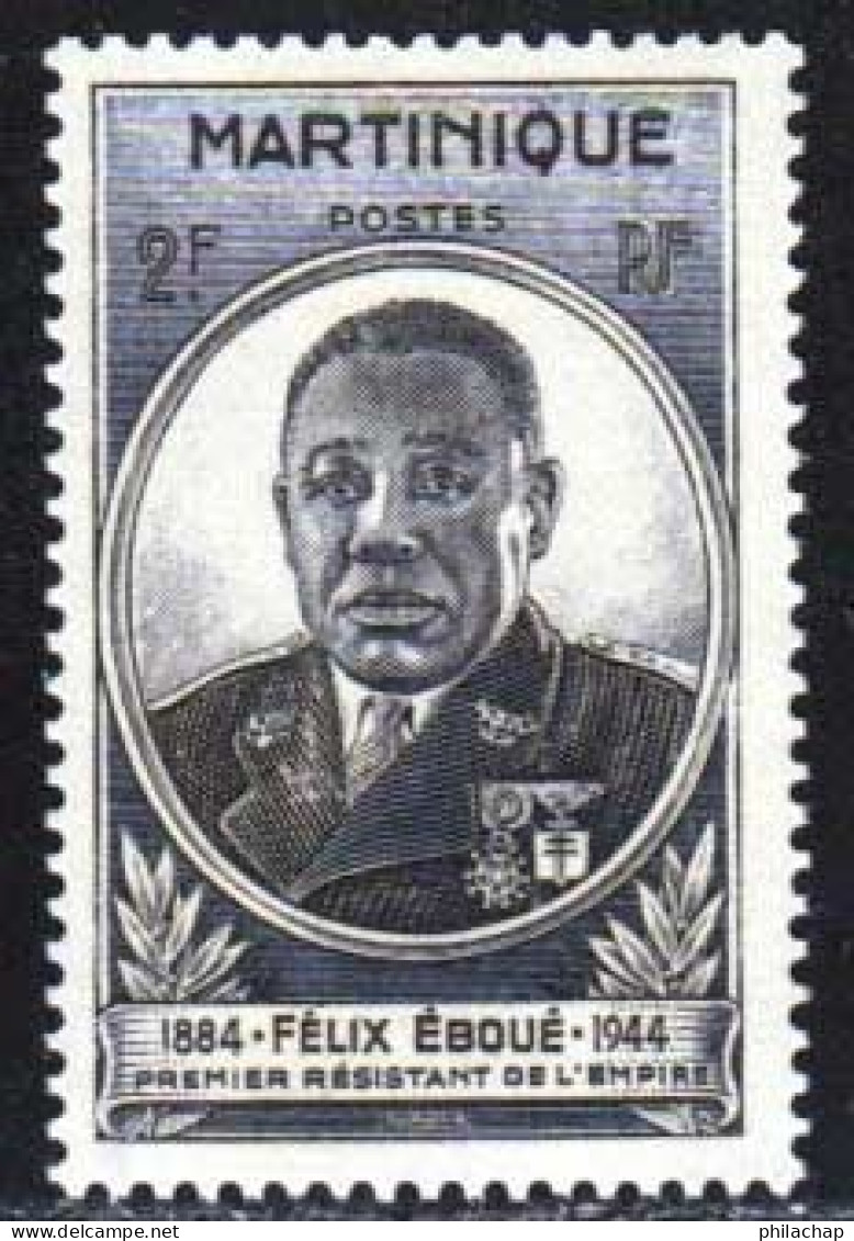 Martinique 1945 Yvert 218 ** TB Bord De Feuille - Neufs