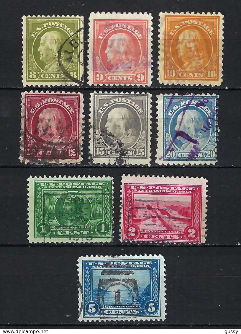 ETATS UNIS Ca.1908-19: Lot D'obl. - Used Stamps