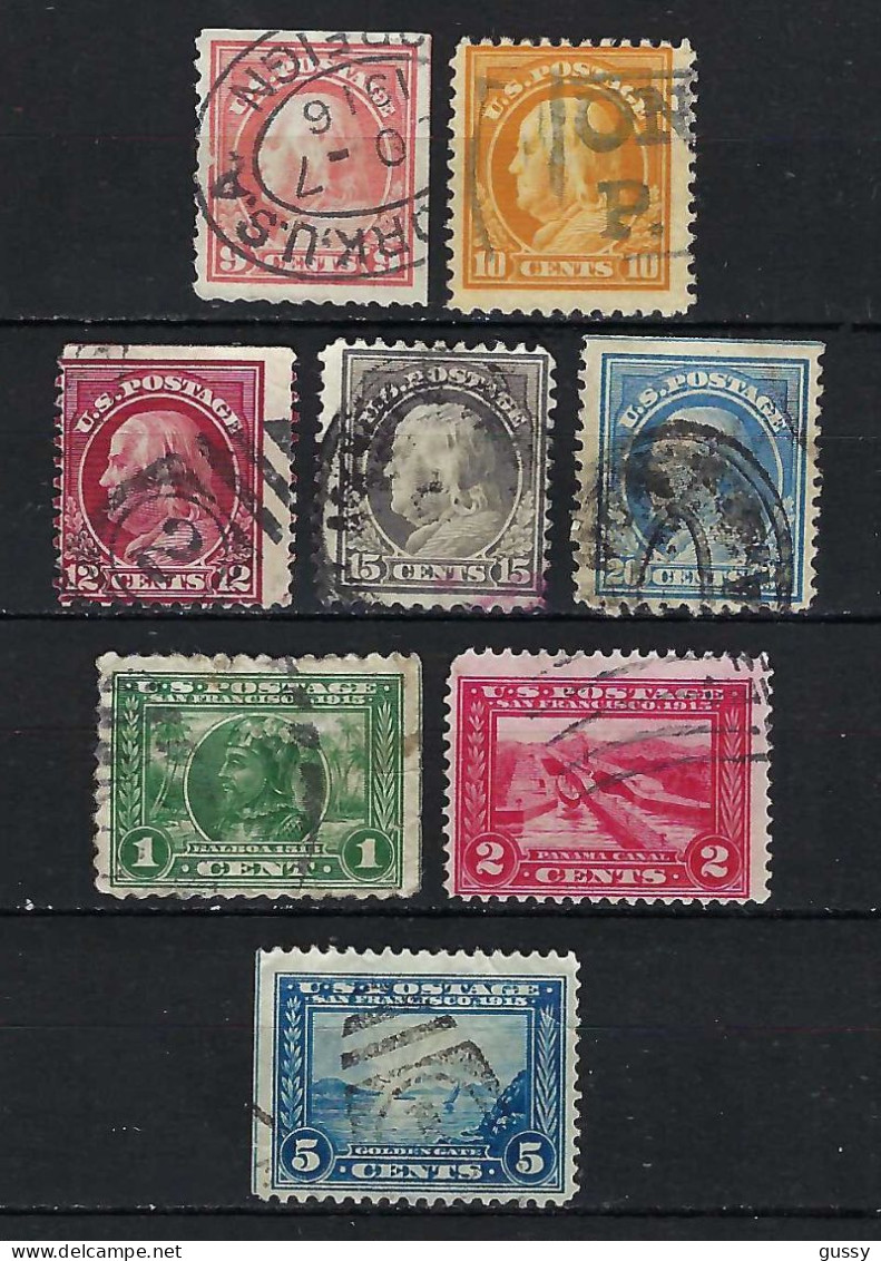 ETATS UNIS Ca.1908-19: Lot D'obl. - Used Stamps