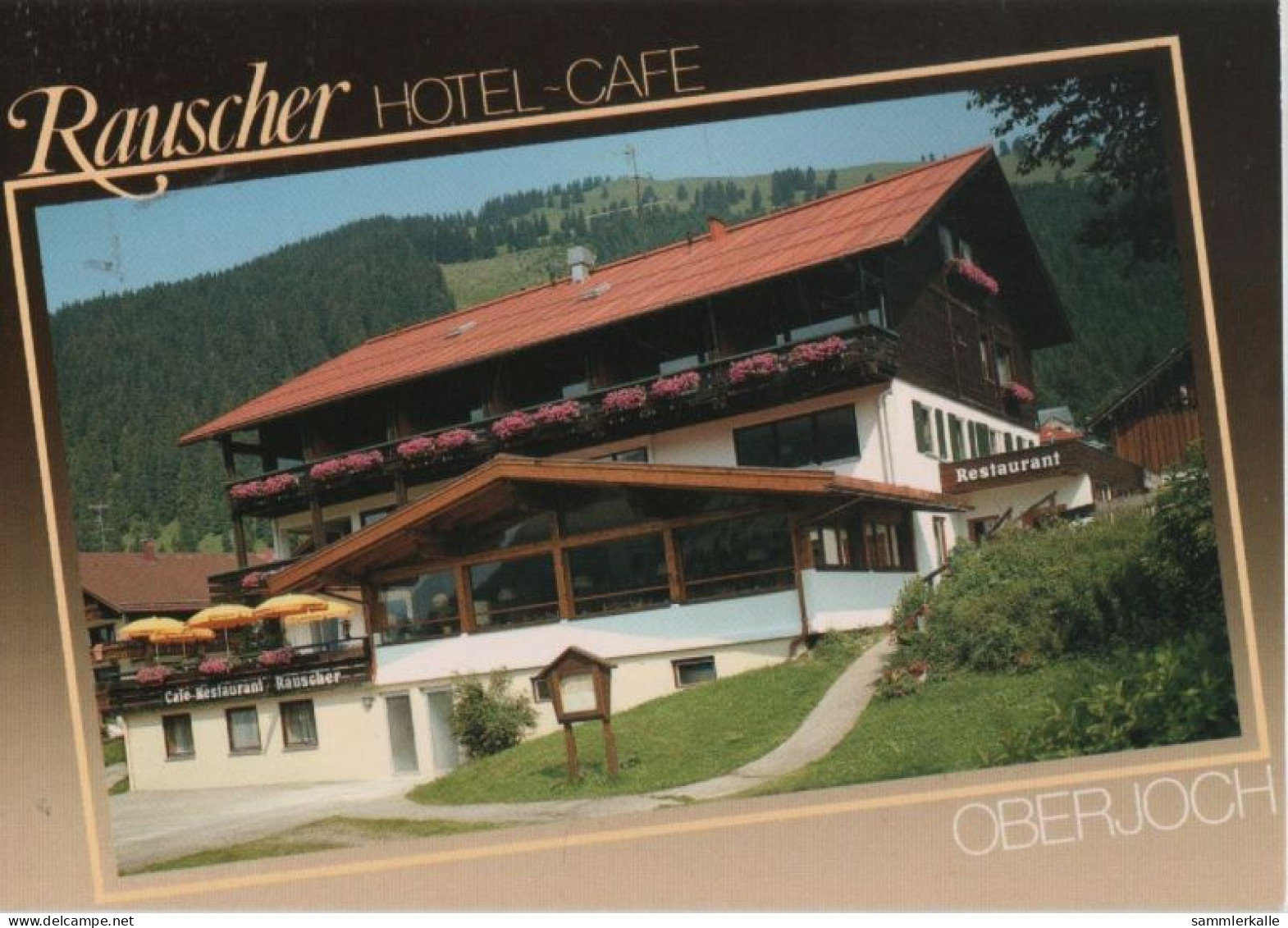 64929 - Bad Hindelang-Oberjoch - Hotel Cafe Rauscher - Ca. 1980 - Hindelang