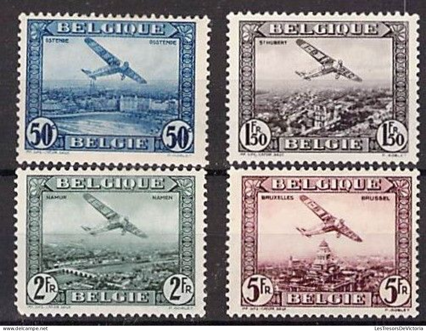 Belgique - Timbre - Poste Aérienne - 1930 - COB PA1/*4* - Cote COB 2022 7,5 - Postfris