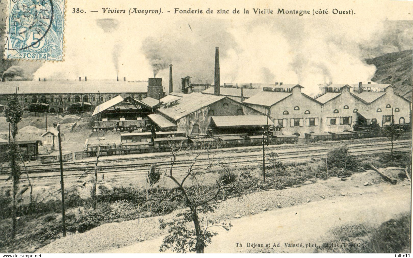 12 - Viviers - Fonderie De Zinc De La Vieille Montagne (coté Ouest) - Decazeville