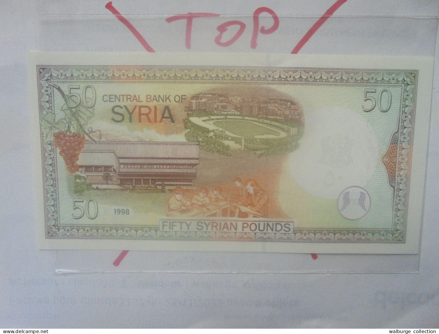 SYRIE 50 POUNDS 1998 Neuf (B.33) - Syrië