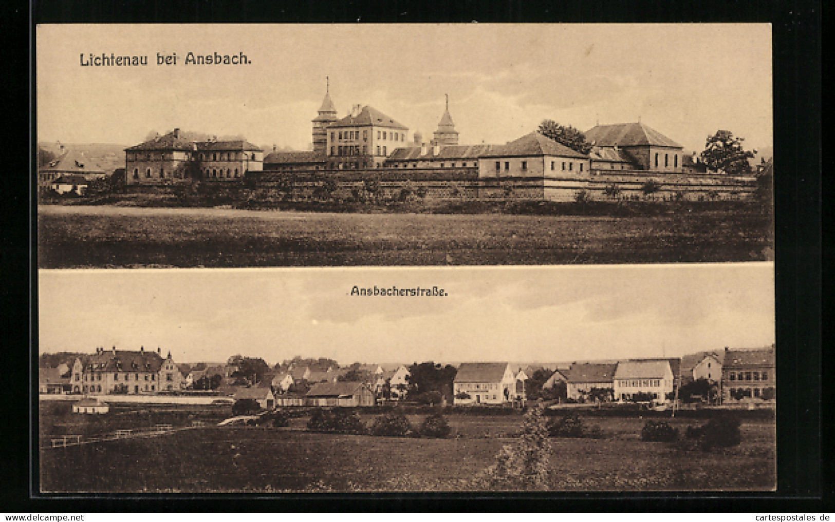 AK Lichtenau, Gefängnis, Ansbacher-Strasse  - Presidio & Presidiarios