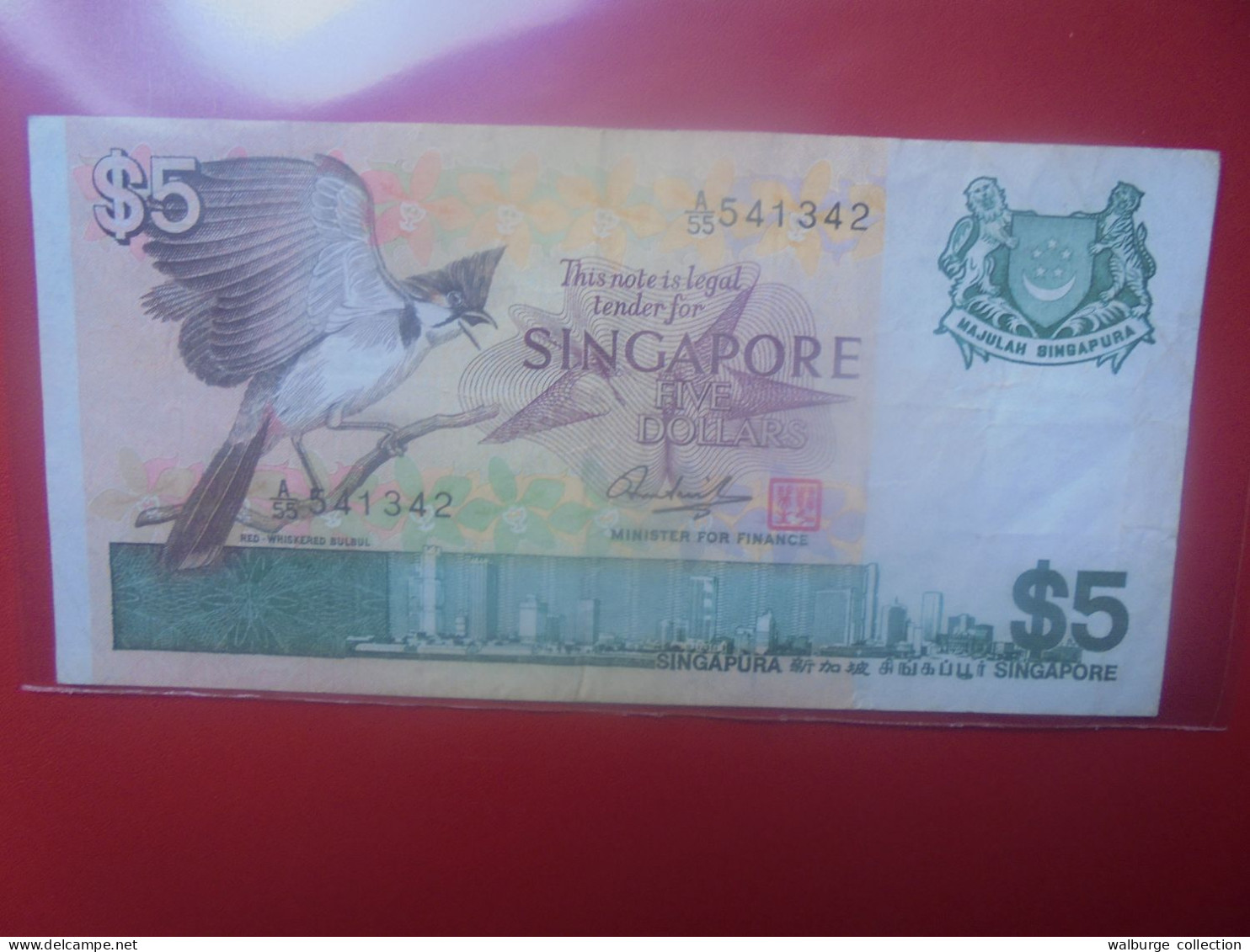 SINGAPOUR 5$ 1976 Circuler (B.33) - Singapour