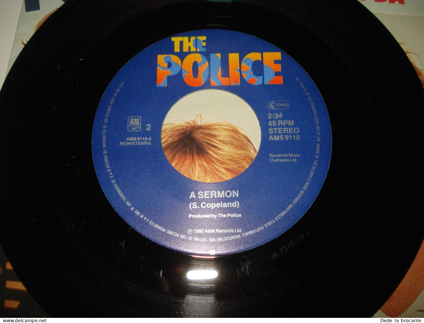 B14/  lot de 3 vinyles  SP - 7" -  The police