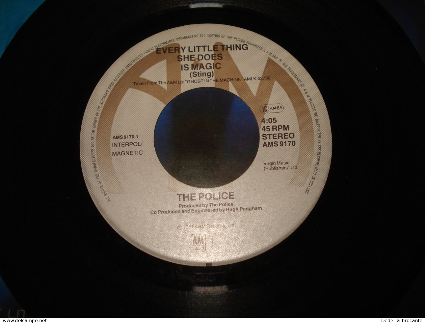 B14/  lot de 3 vinyles  SP - 7" -  The police